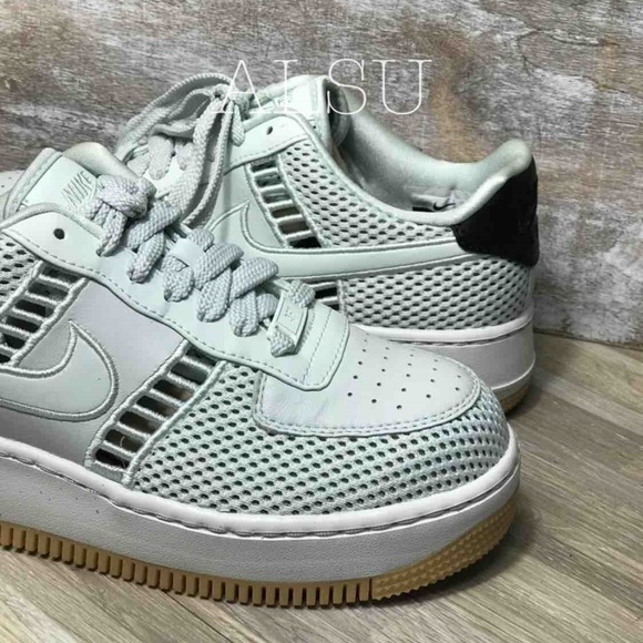 Nike Air Force 1 Upstep Barely Grey Green W AUTHEN - Picture 5 of 7